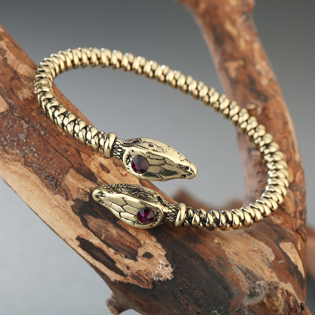 Open Bracelet Animal Snake Tail Men's Jewelry