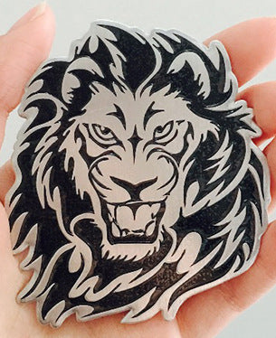 Aluminum Alloy Animal Sticker Car Modification Label