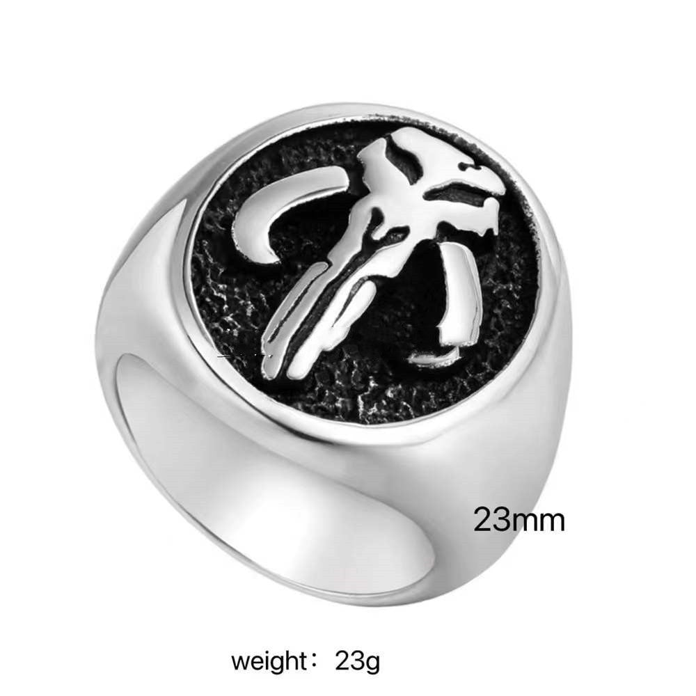 European And American Fashion Jewelry Men's Skull Ring