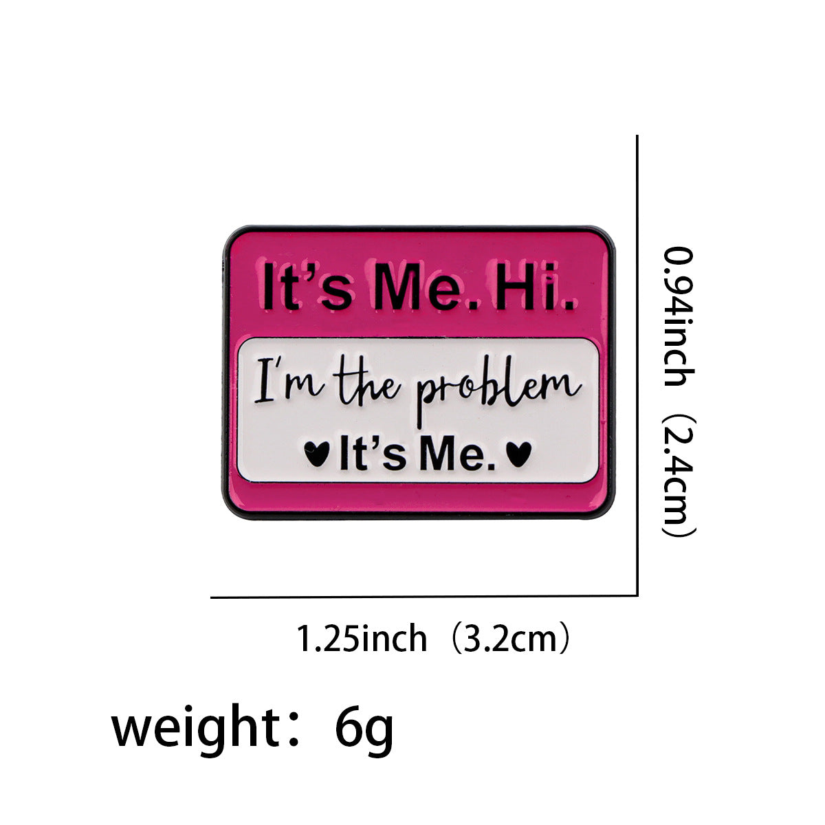 Creative English Letter Ornament Medal Clothing Brooch