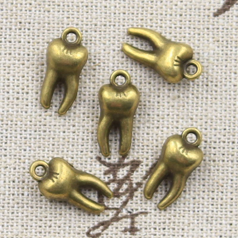 Teeth Pendant Zinc Alloy Jewelry Accessories