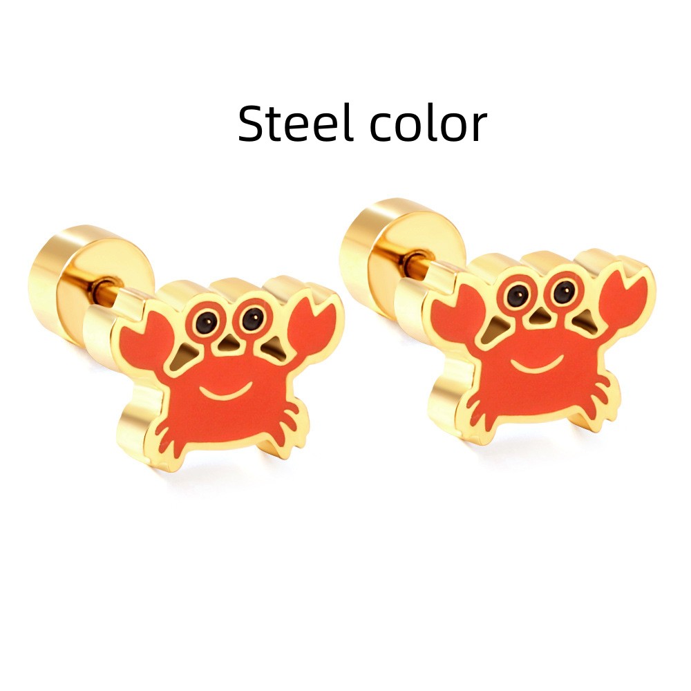 European And American Earrings Lovely Animal Lady