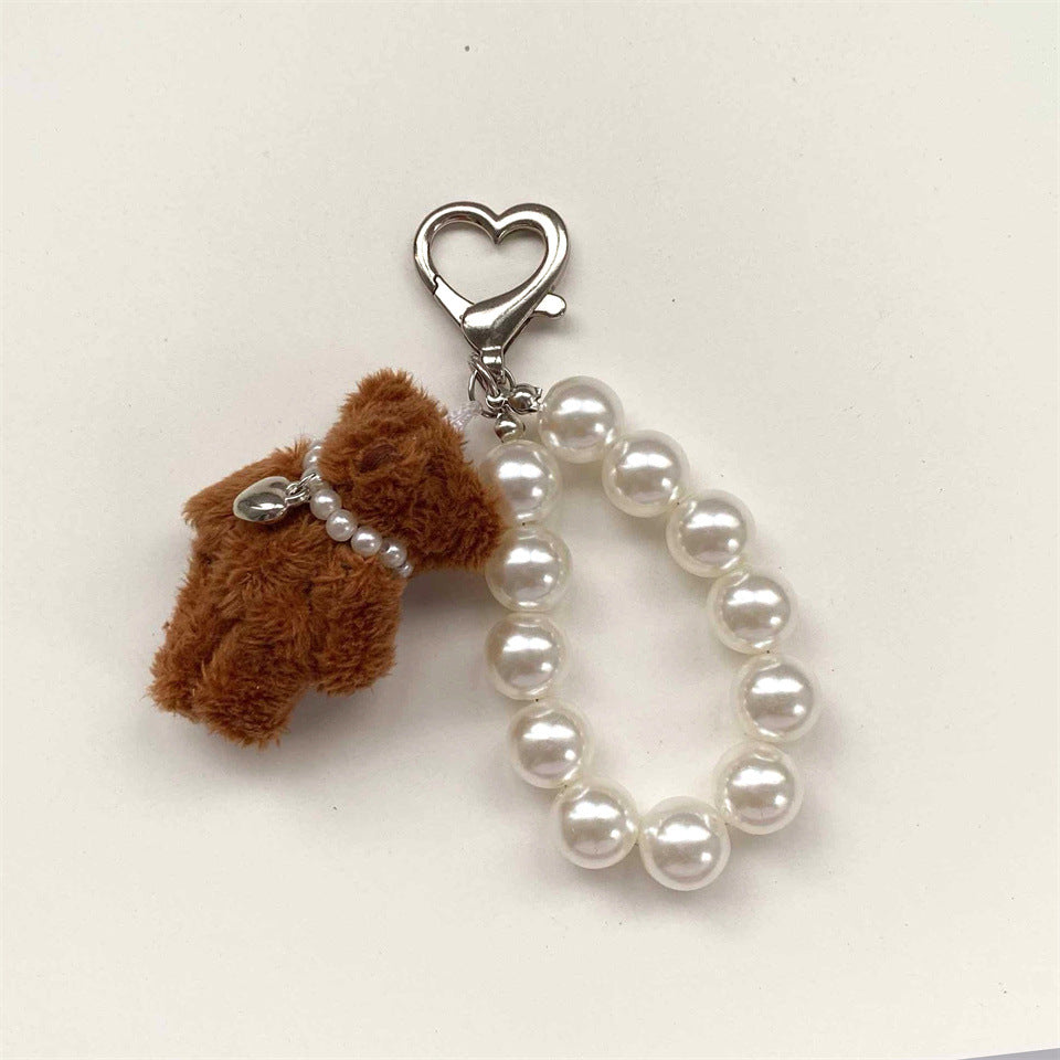Cute Plush Teddy Bear Keychain Cute Doll Puppet