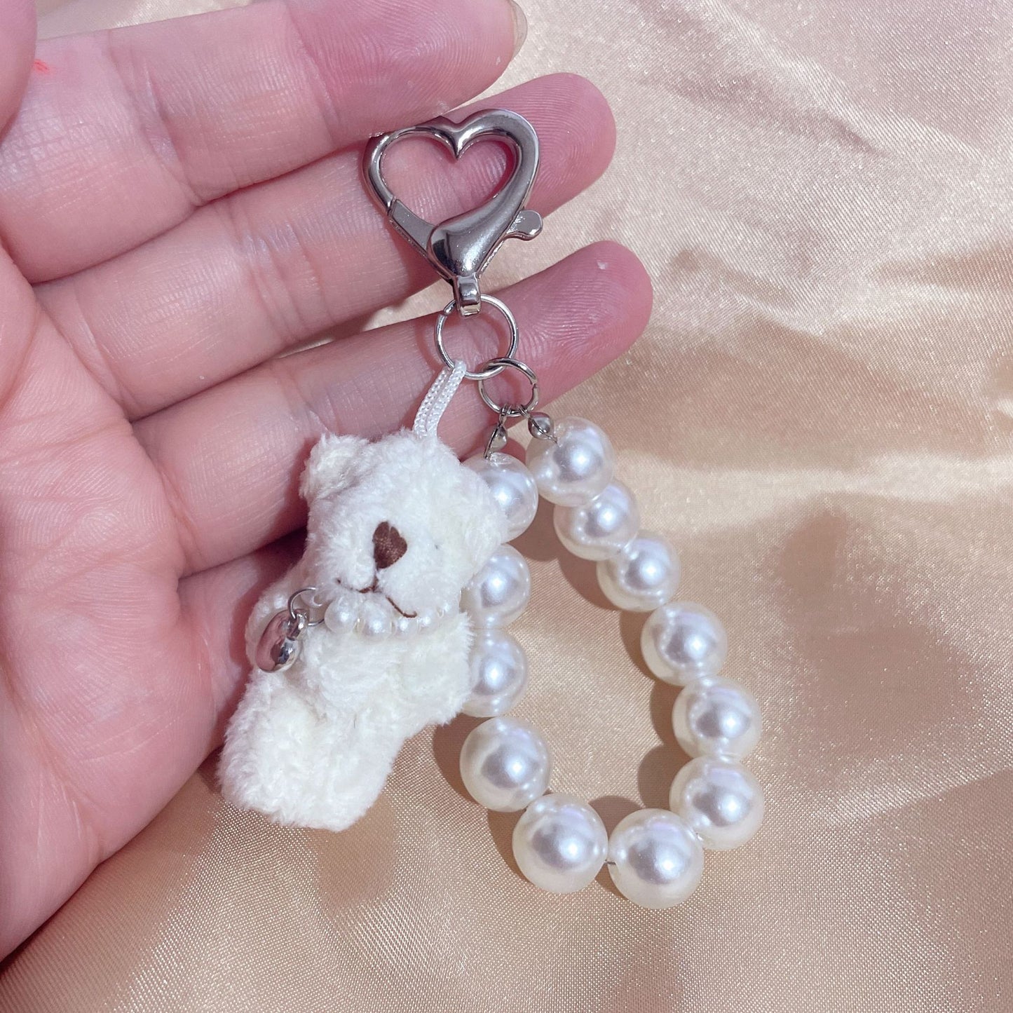 Cute Plush Teddy Bear Keychain Cute Doll Puppet