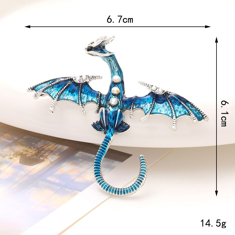 Diy Dripping Enamel Dragon Diamond Animal Accessories