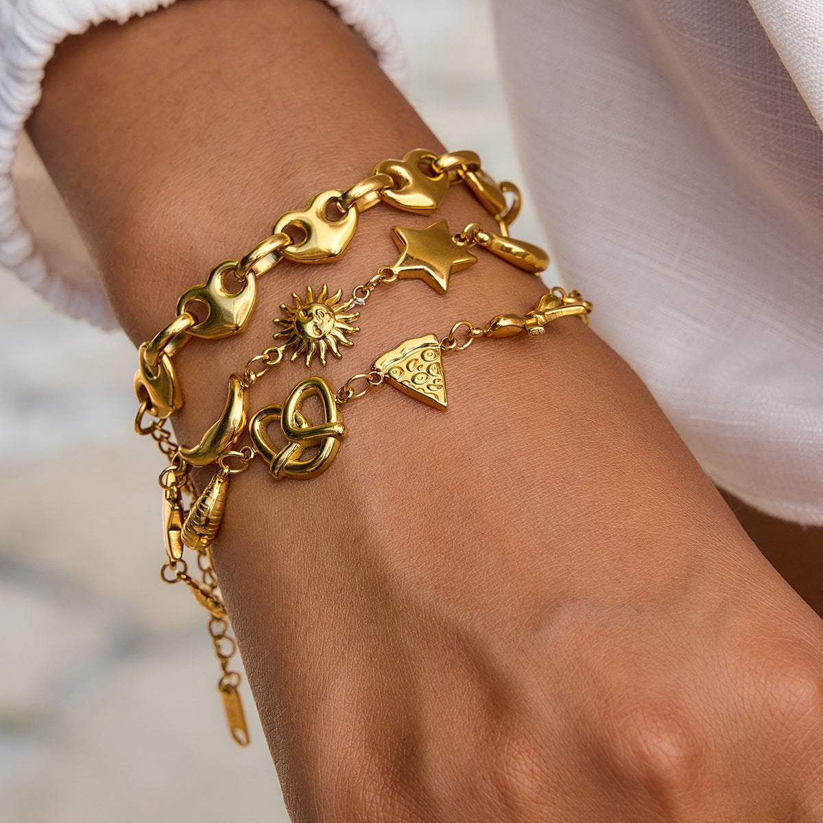 Heart Bracelet Light Luxury High-grade Jewelry Does Not Fade