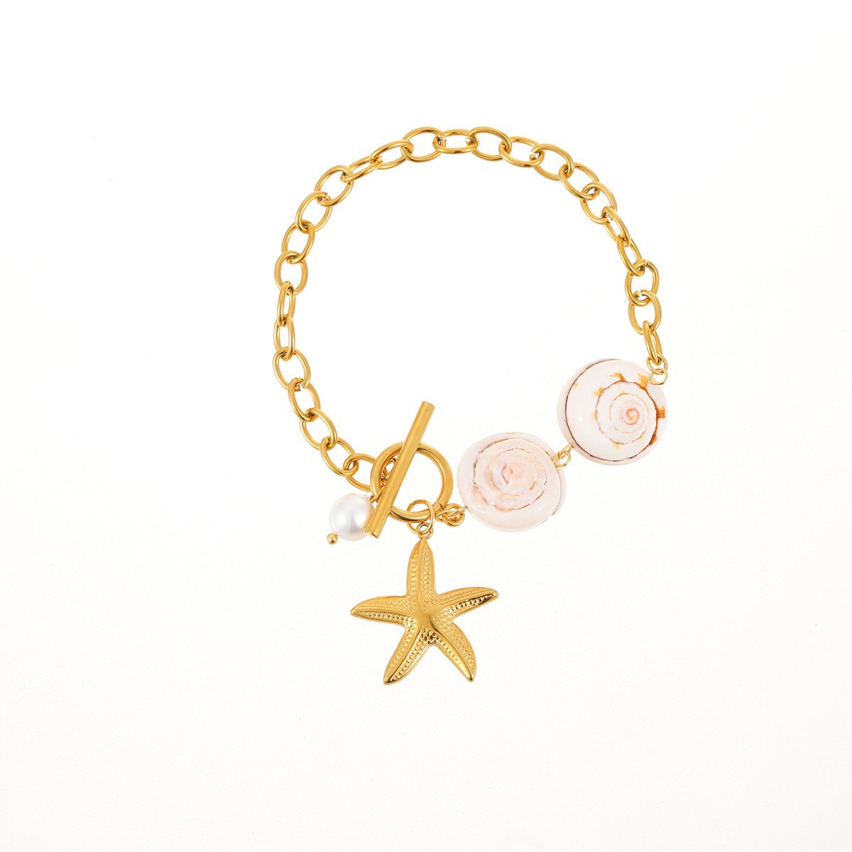 Shell Stainless Steel Necklace Clavicle Chain Jewelry