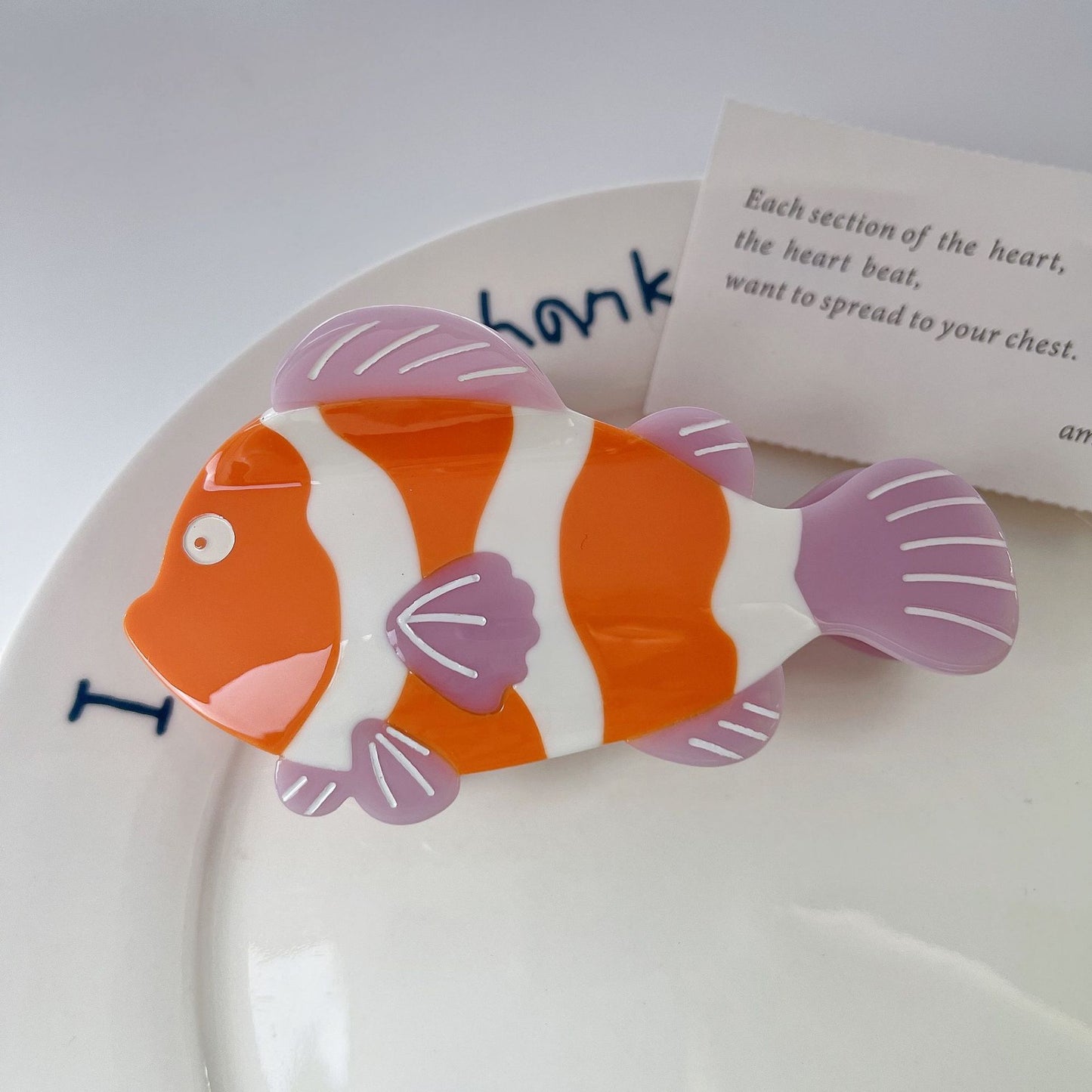 Cute Animal Acetate Shark Hairpin