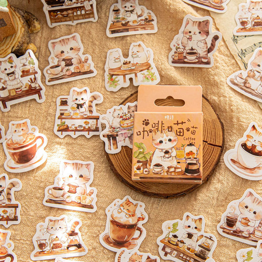 Stickers Cute Pet And Animal Love Fun Cat Sealing Paste Notebook DIY Decorative Stickers