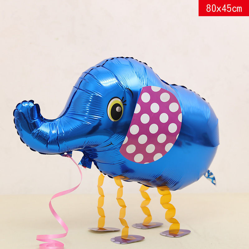 Walking Balloon Cartoon Animal Pet Walking Aluminum Film Helium Children's Toy