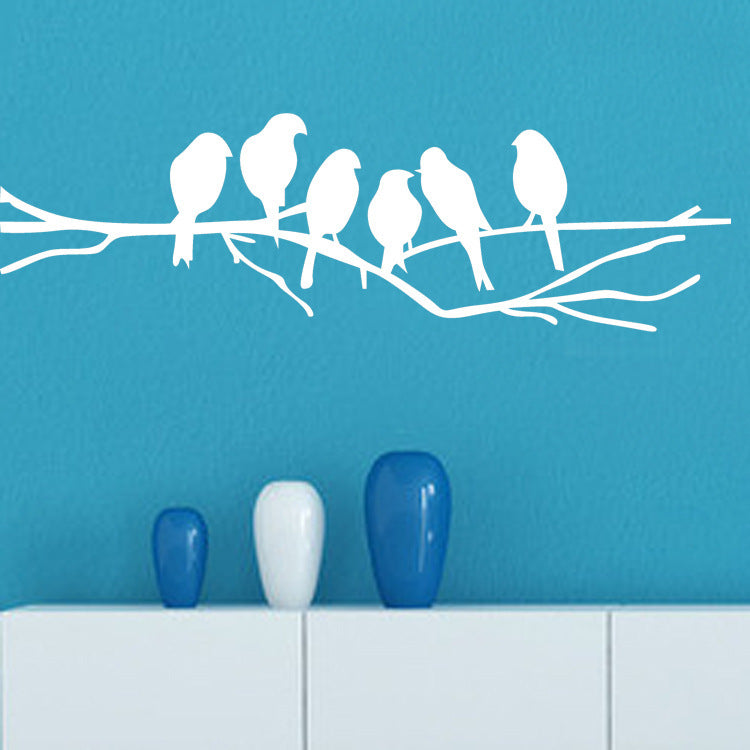 New Removable Wall Sticker Carved Hollow Bird