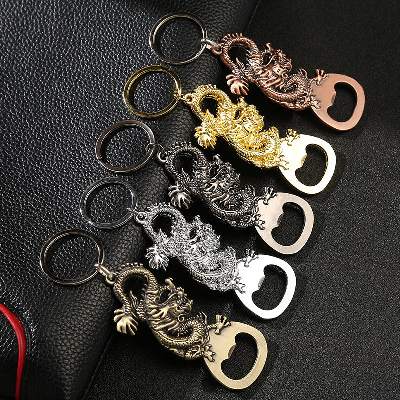 Such As Color Steel Keychain Dragon Bottle Opener