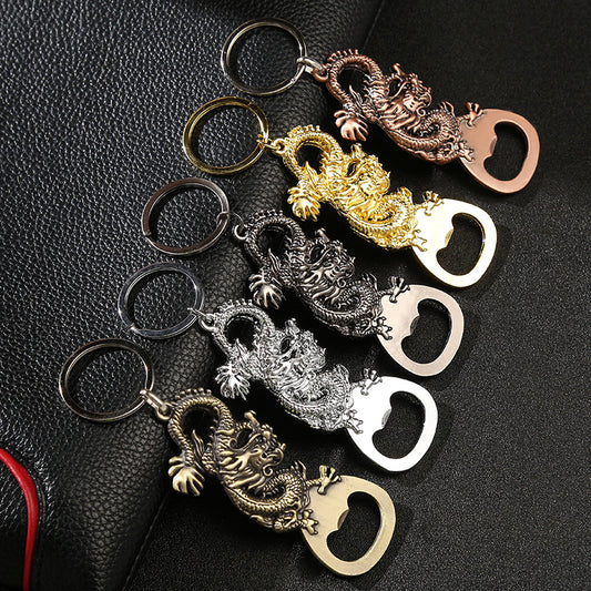 Such As Color Steel Keychain Dragon Bottle Opener