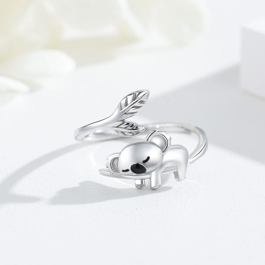 Personalized Simple Trendy Cute Animal Open Ring