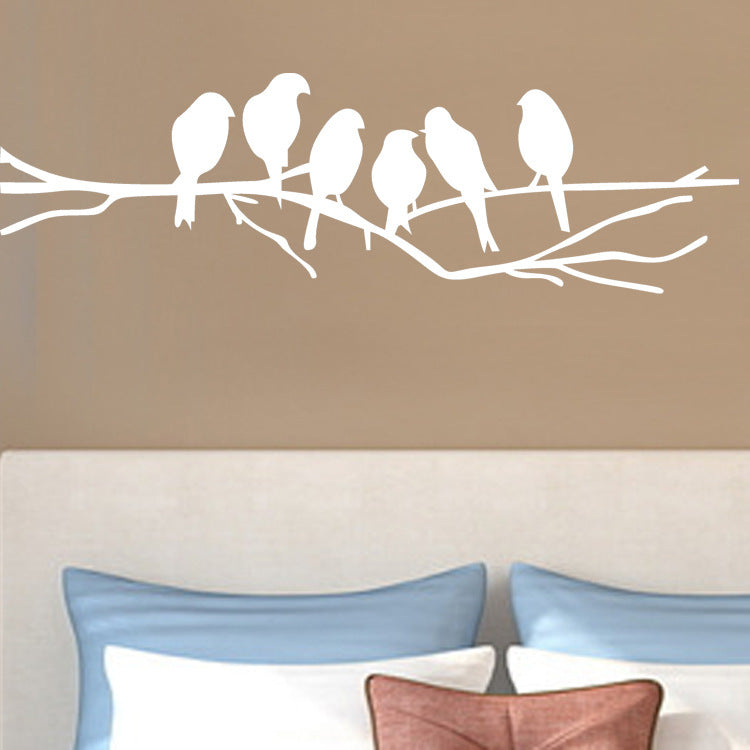 New Removable Wall Sticker Carved Hollow Bird