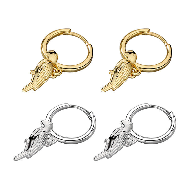 Alloy Small Animal Simple Glossy Earrings