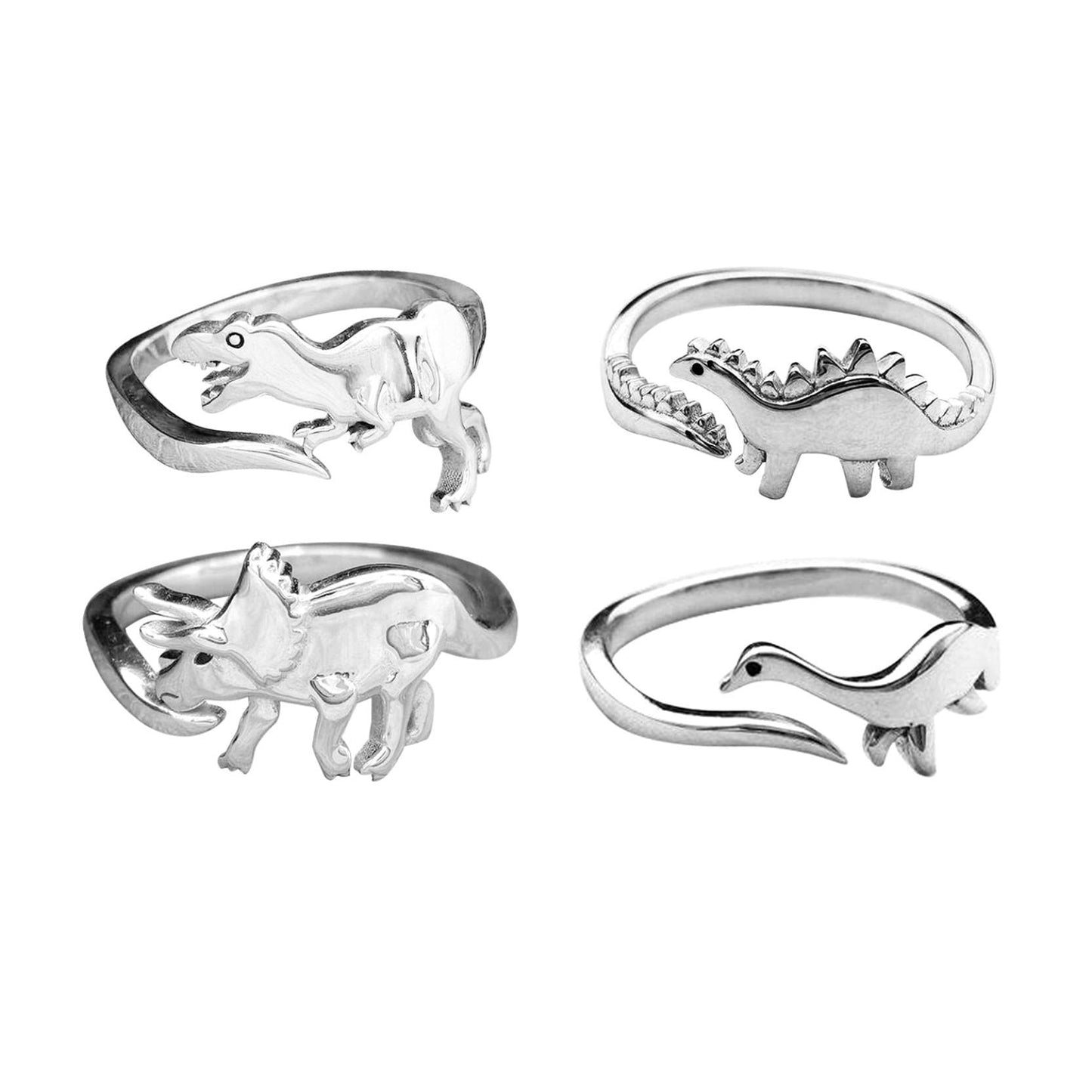 New European And American Alloy Dinosaur Ring Animal Ring Jewelry