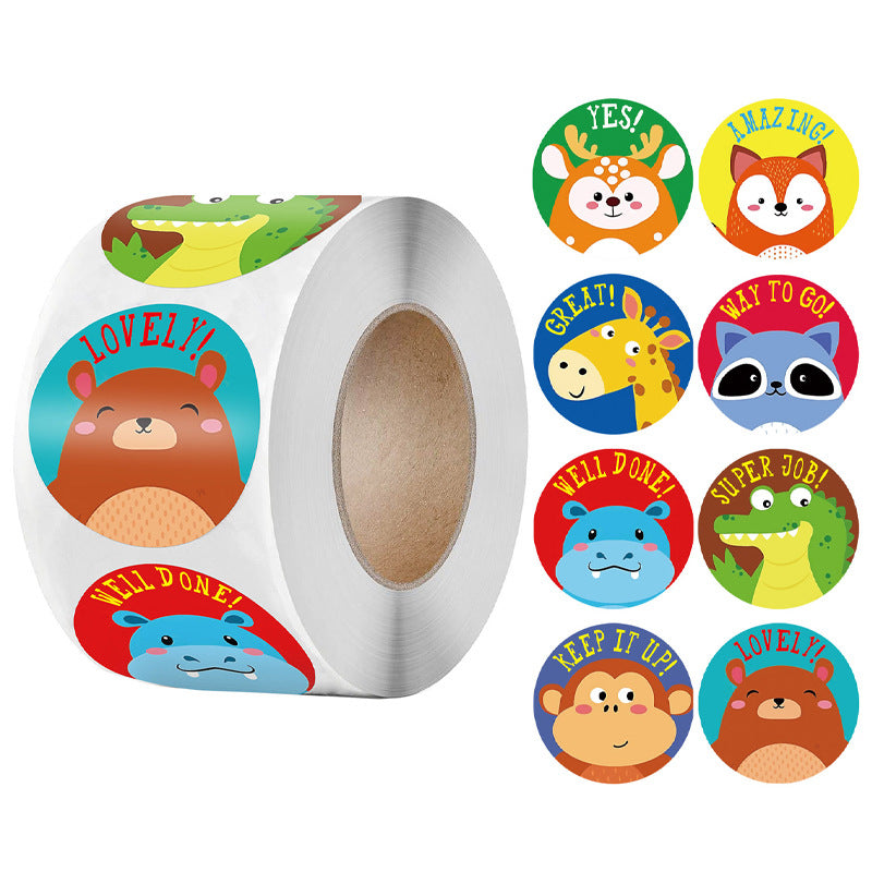 Children's Cartoon Animal Stickers Cute