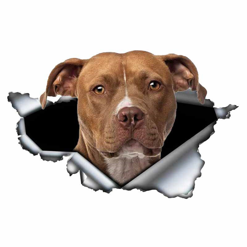 Funny Creative Personality 3D Pet Cartoon Dog Car Sticker