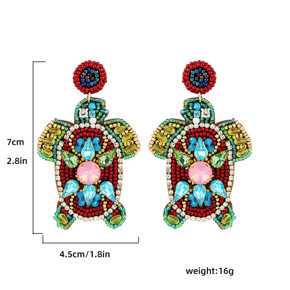 Fashion Marine Animal Color Simple Earrings