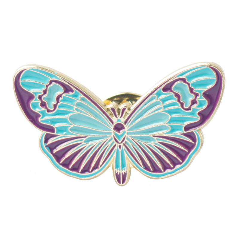 Colorful Butterfly Insect Alloy Brooch Creative