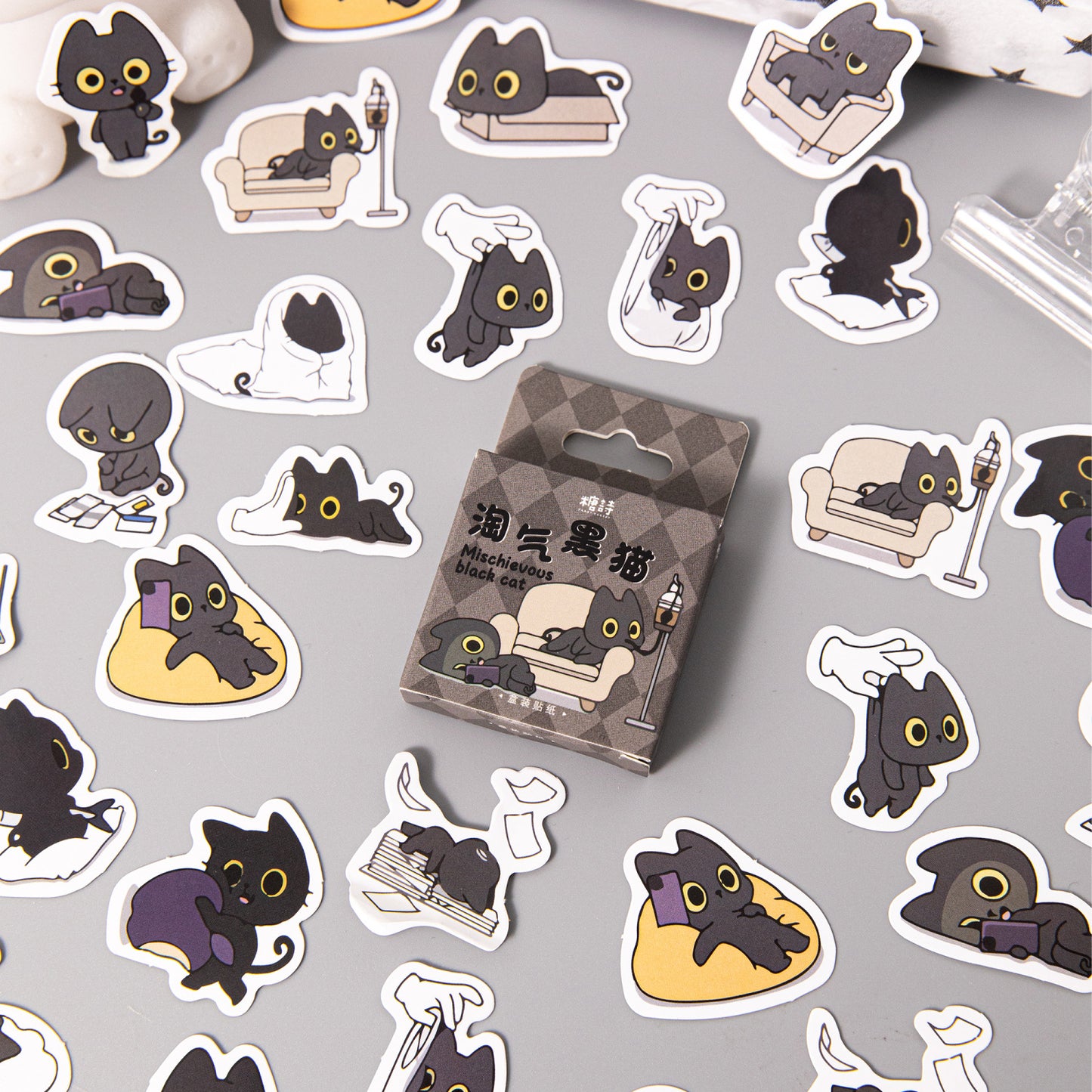 Stickers Cute Pet And Animal Love Fun Cat Sealing Paste Notebook DIY Decorative Stickers