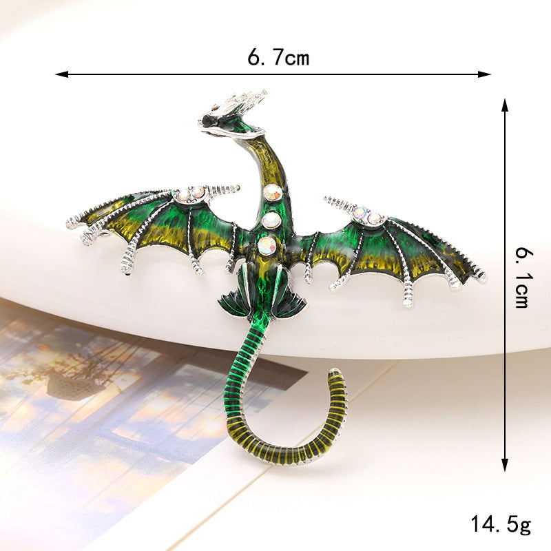 Diy Dripping Enamel Dragon Diamond Animal Accessories