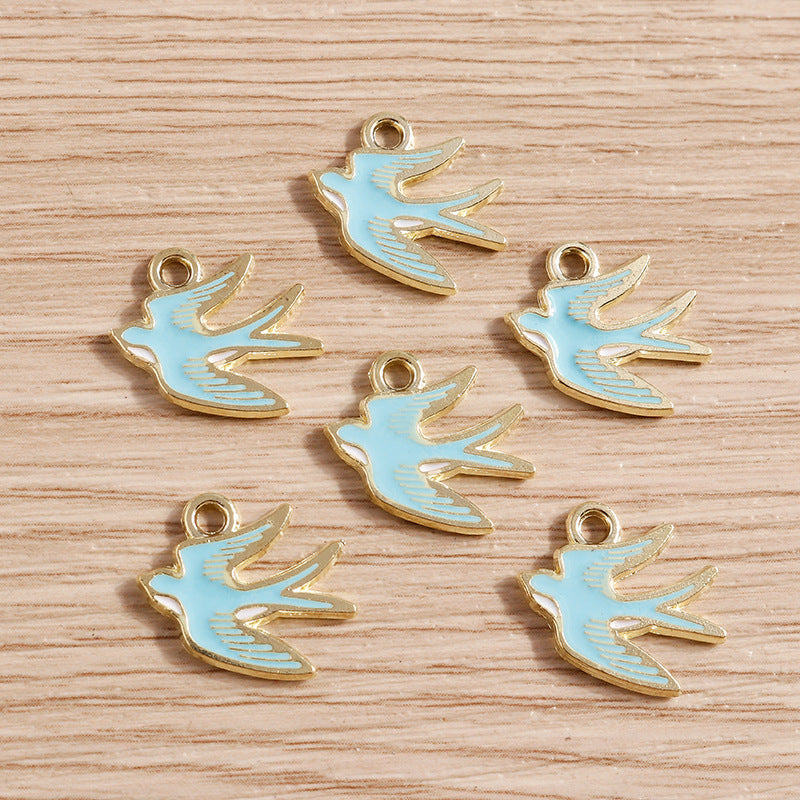 Cartoon Swallow Bird Animal Pendant Jewelry