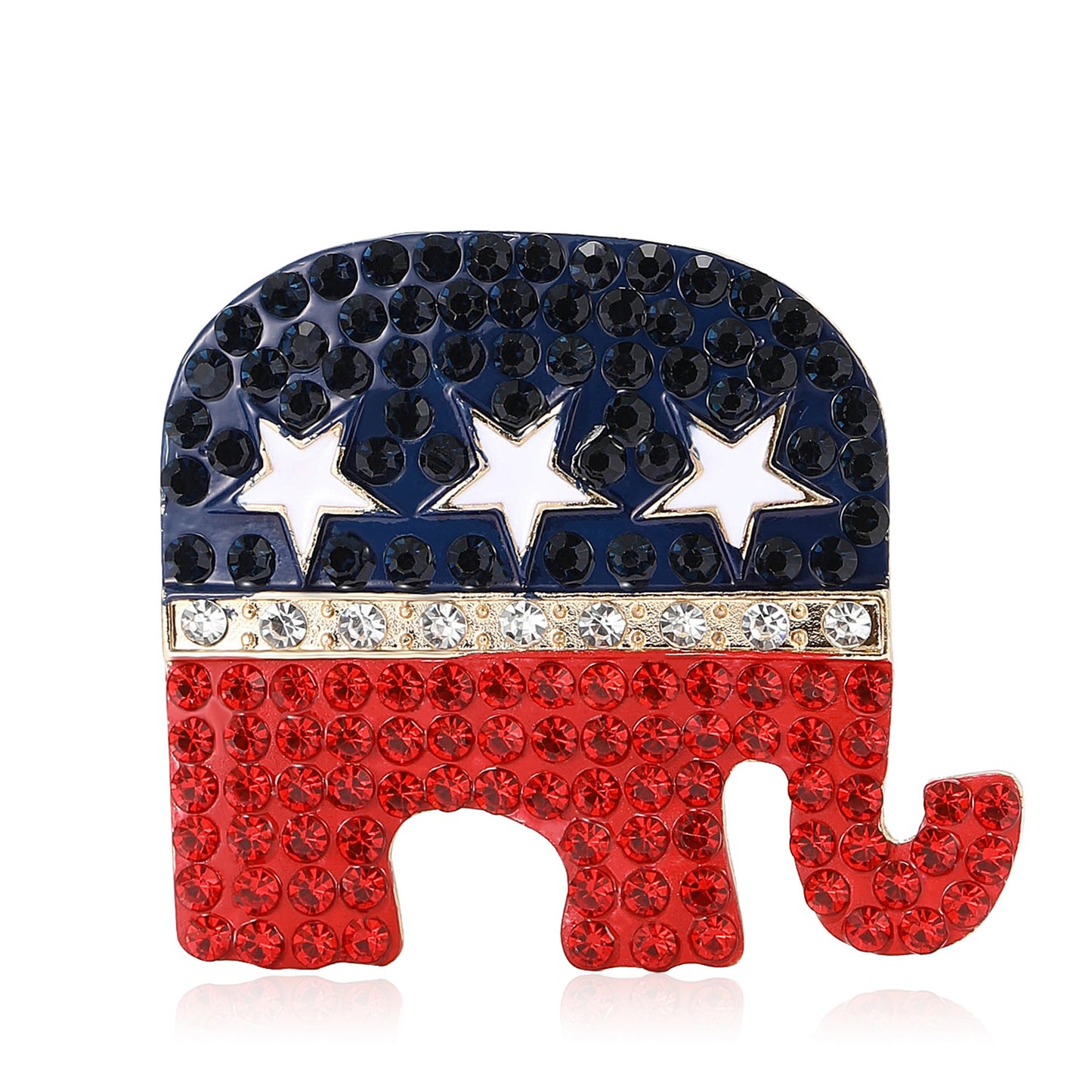 European And American Fashion Alloy Elephant Brooch