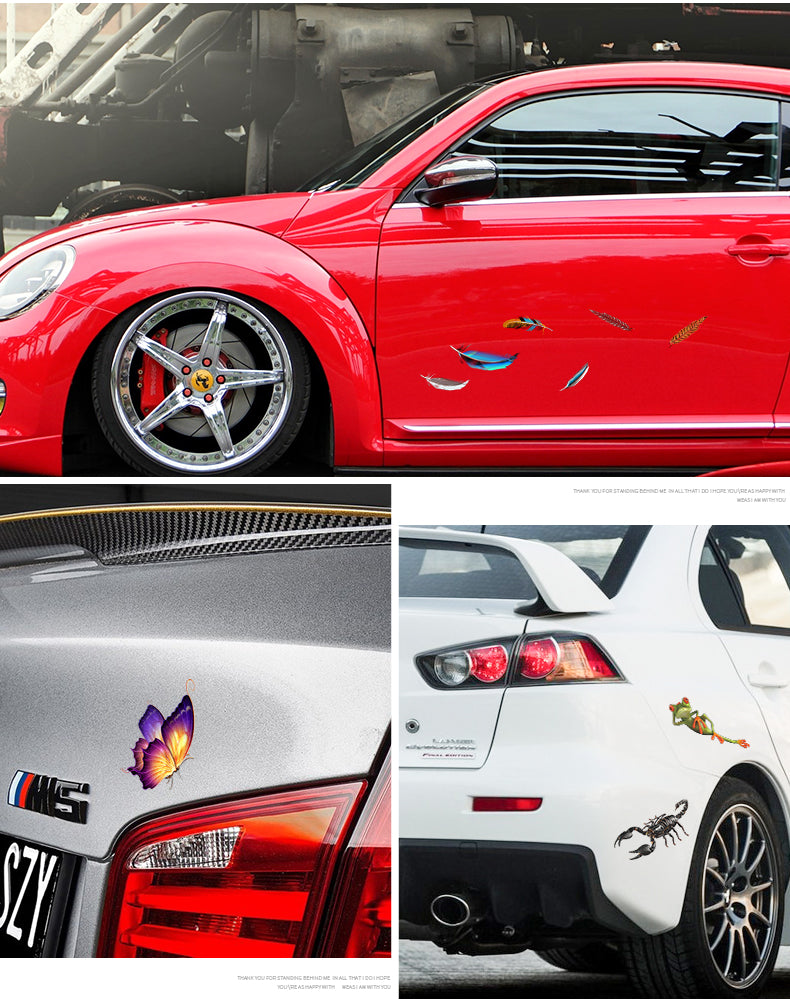 Car Body Scar Cover Funny Frog Sticker