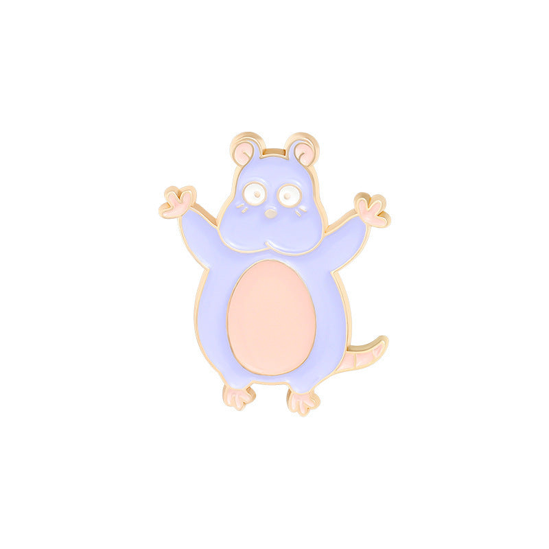 Cartoon Cute Anti-exposure Alloy Badge