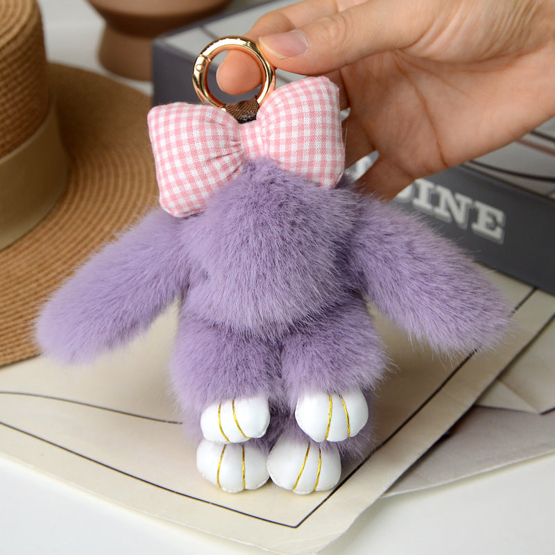 Cartoon Plush Bunny Keychain Pendant