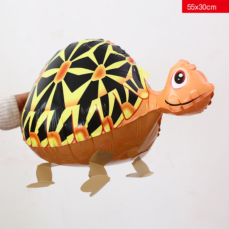 Walking Balloon Cartoon Animal Pet Walking Aluminum Film Helium Children's Toy