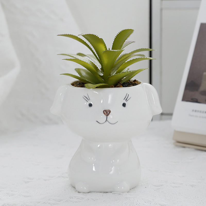 Animal Potted Handicraft Ornaments Flowerpot