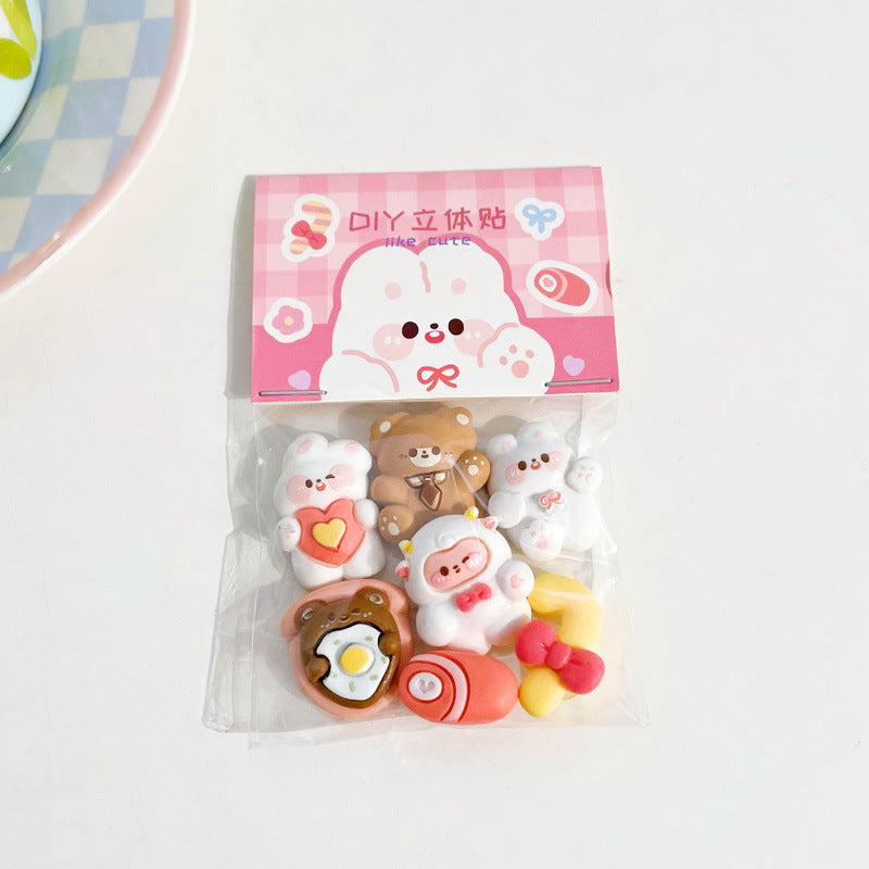 Original Cute Water Cup 3d Three-dimensional Sticker