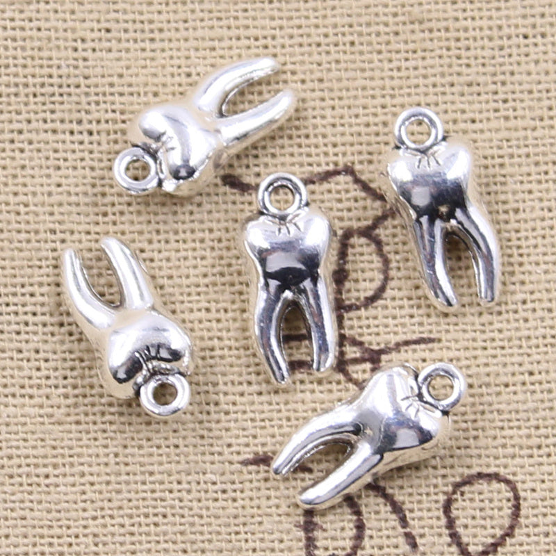 Teeth Pendant Zinc Alloy Jewelry Accessories