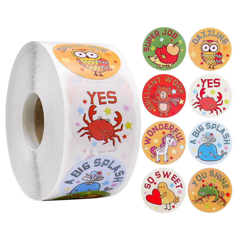 Children's Cartoon Animal Stickers Cute