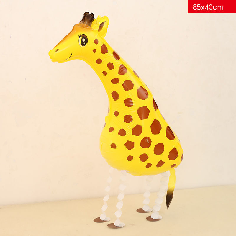 Walking Balloon Cartoon Animal Pet Walking Aluminum Film Helium Children's Toy