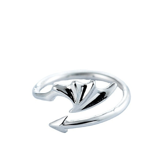 Vintage Punk Snake Dragon Animal Ring