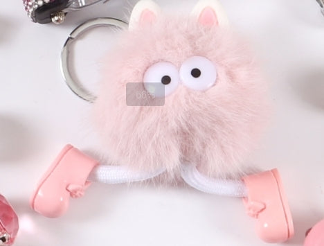 Car Keyring Bag Plush Pendant
