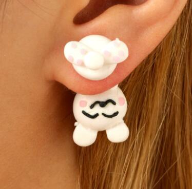 Fashionable And Personalized Animal Soft Clay Earrings
