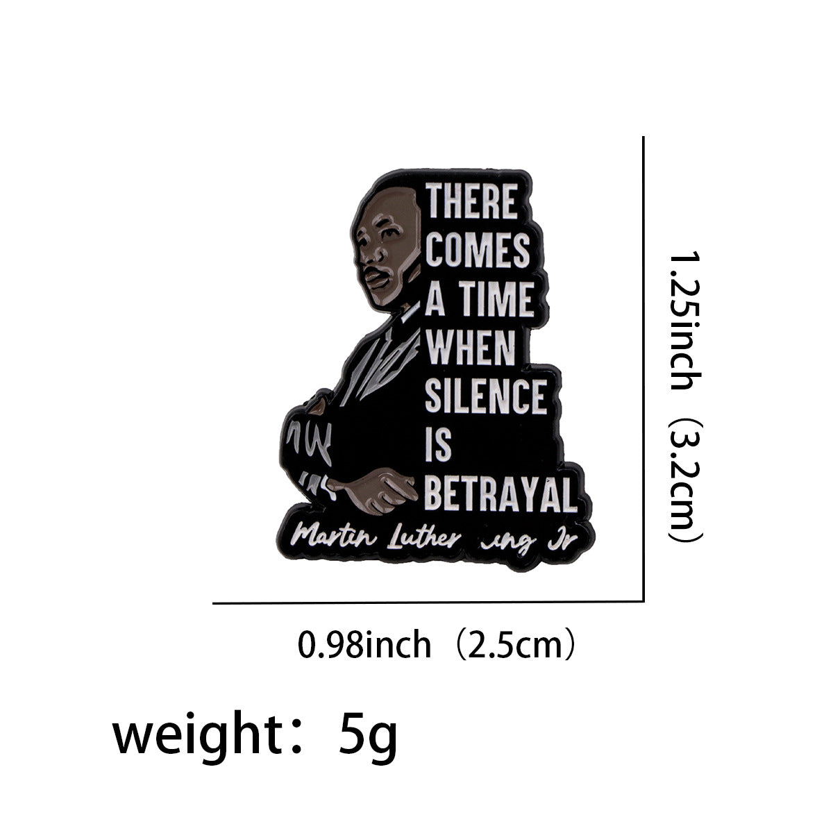 Creative English Letter Ornament Medal Clothing Brooch